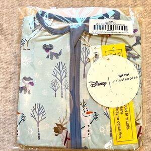 Little Sleepies Frozen Olaf & Friends Bamboo Zippy Pajamas (12-18 months)